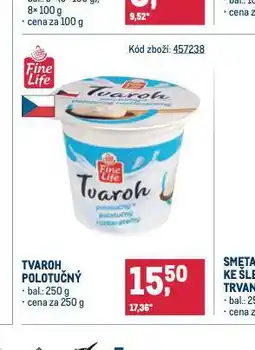 Makro Tvaroh polotučný nabídka