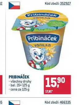 Makro Pribináček nabídka