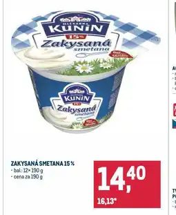 Makro Zakysaná smetana 15% nabídka