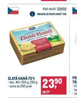 Makro Zlatá haná 73% nabídka