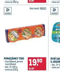 Makro Pomazánky trio nabídka