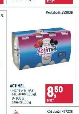 Makro Actimel nabídka