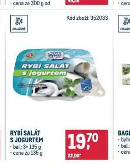 Makro Rybí salát s jogurtem nabídka