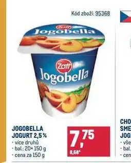 Makro Jogobella jogurt 2,5% nabídka