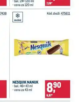 Makro Nesquik nanuk nabídka