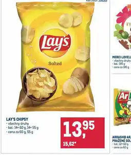 Makro Lay´s chipsy nabídka