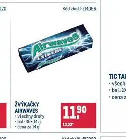Makro Žvýkačky airwaves nabídka