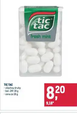 Makro Tic tac nabídka