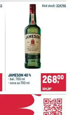 Makro Jameson 40% nabídka