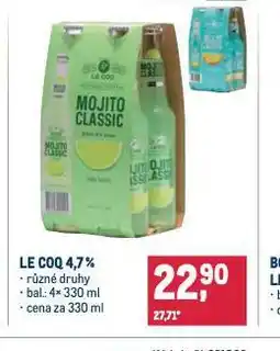 Makro Le coq 4,7% nabídka