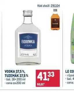 Makro Vodka, tuzemák nabídka