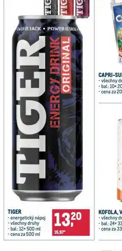 Makro Tiger nabídka