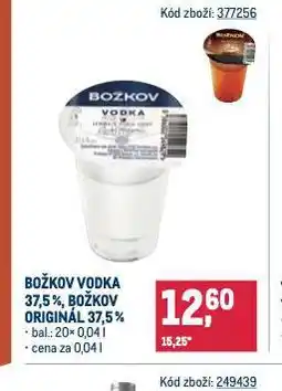 Makro Božkov vodka, božkov originál nabídka