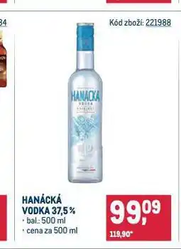 Makro Hanácká vodka 37,5% nabídka