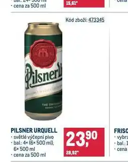 Makro Pivo pilsner urquell nabídka