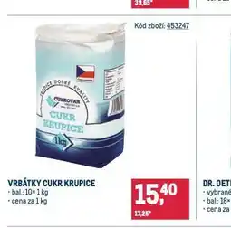 Makro Cukr krupice nabídka