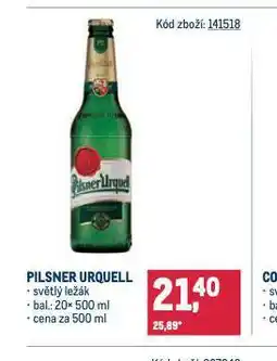 Makro Pivo pilsner urquell nabídka