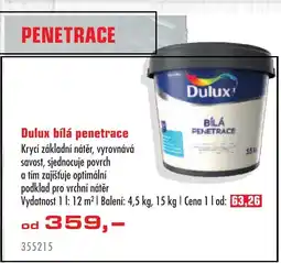 Uni Hobby DULUX bílá penetrace nabídka