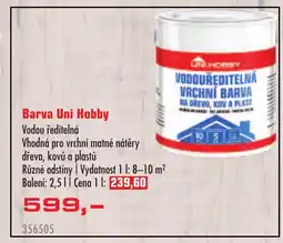 Uni Hobby Barva Uni Hobby nabídka