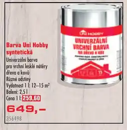 Uni Hobby Barva Uni Hobby syntetická nabídka