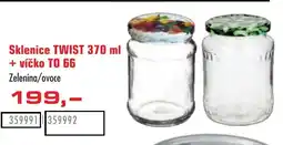 Uni Hobby Sklenice Twist+ víčko TO 66 nabídka