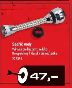 Uni Hobby Spořič vody nabídka