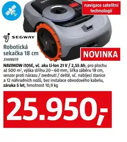 Bauhaus SEGWAY Robotická sekačka 18 cm nabídka