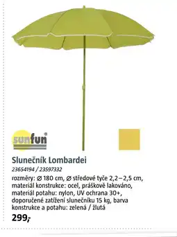 Bauhaus Slunečník Lombardei nabídka