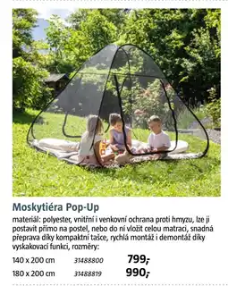 Bauhaus Moskytiéra Pop-Up nabídka