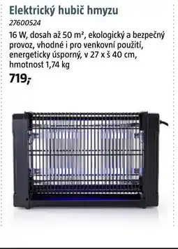 Bauhaus Elektrický hubič hmyzu nabídka
