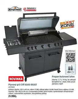Bauhaus Plynový gril Cliff 6500 Beast nabídka
