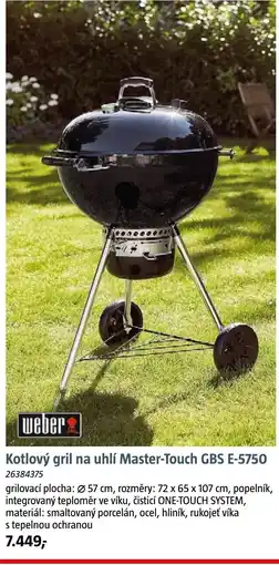 Bauhaus WEBER Kotlový gril na uhlí Master-Touch GBS E-5750 nabídka
