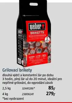 Bauhaus WEBER Grilovací brikety nabídka