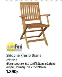 Bauhaus Sklopné křeslo Diana nabídka