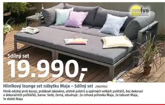 Bauhaus Hliníkový lounge set nábytku Maja nabídka