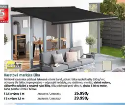 Bauhaus Kazetová markýza Elba nabídka