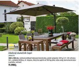 Bauhaus Závěsný slunečník Capri nabídka