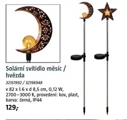 Bauhaus Solární svítidlo měsíc / hvězda nabídka