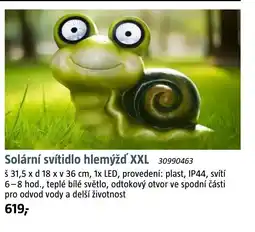Bauhaus Solární svítidlo hlemýžď XXL nabídka
