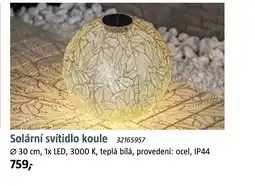 Bauhaus Solární svítidlo koule nabídka