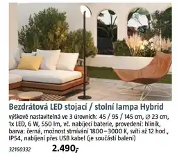 Bauhaus Bezdrátová LED stojací / stolní lampa Hybrid nabídka