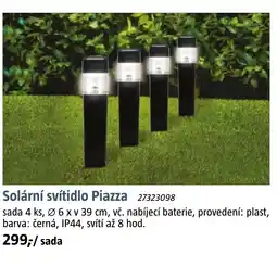 Bauhaus Solární svítidlo Piazza nabídka