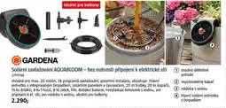Bauhaus GARDENA Solární zavlažování Aquabloom - bez nutnosti připojení k elektrické síti nabídka