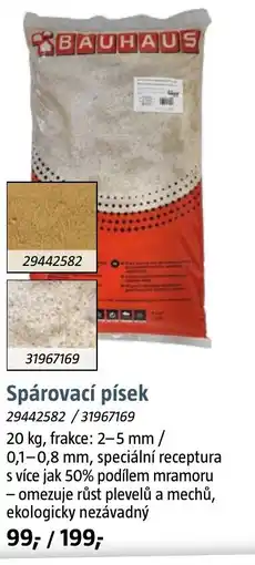 Bauhaus Spárovací písek nabídka