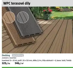 Bauhaus Decking nabídka