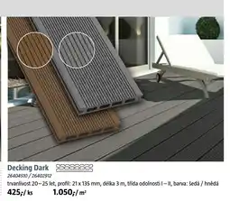 Bauhaus Decking Dark nabídka