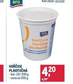Makro Hořčice plnotučná nabídka