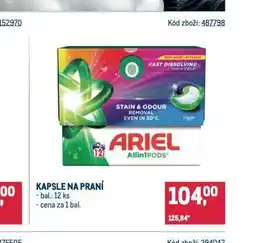 Makro Ariel kapsle na praní nabídka