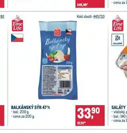 Makro Balkánský sýr nabídka
