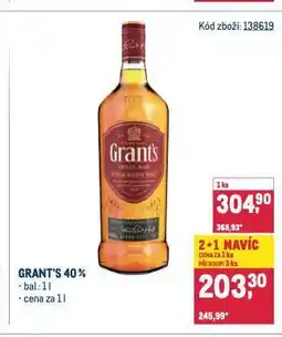Makro Grant´s 40% nabídka